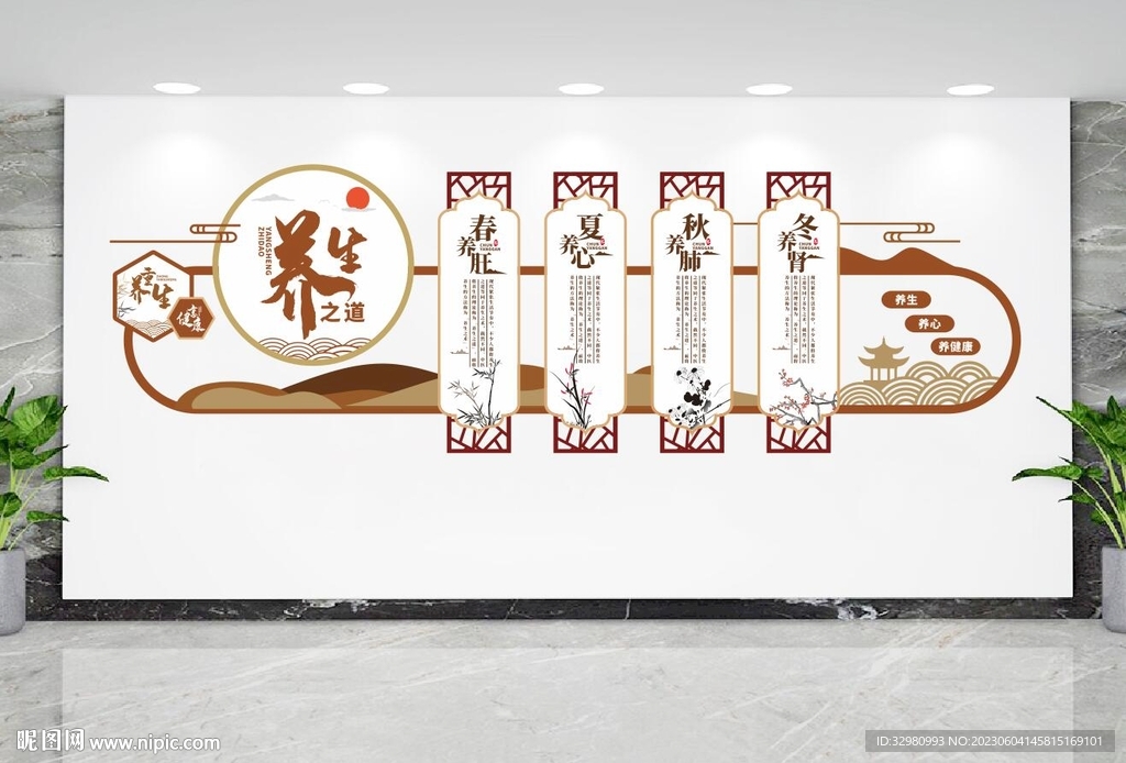 養生文化墻