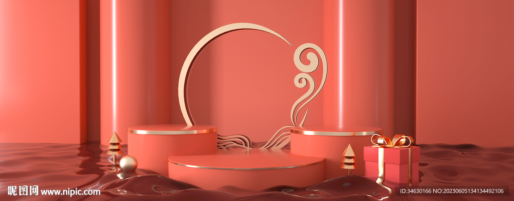 C4D舞臺建模