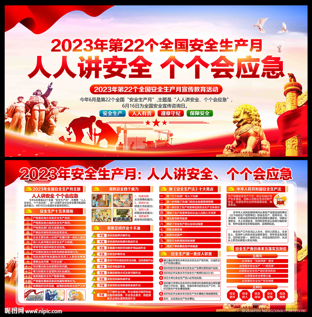安全月宣傳欄