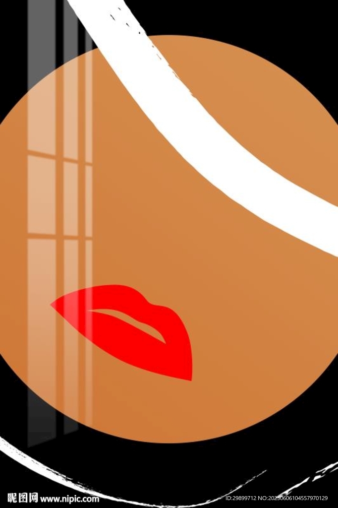 紅色嘴唇