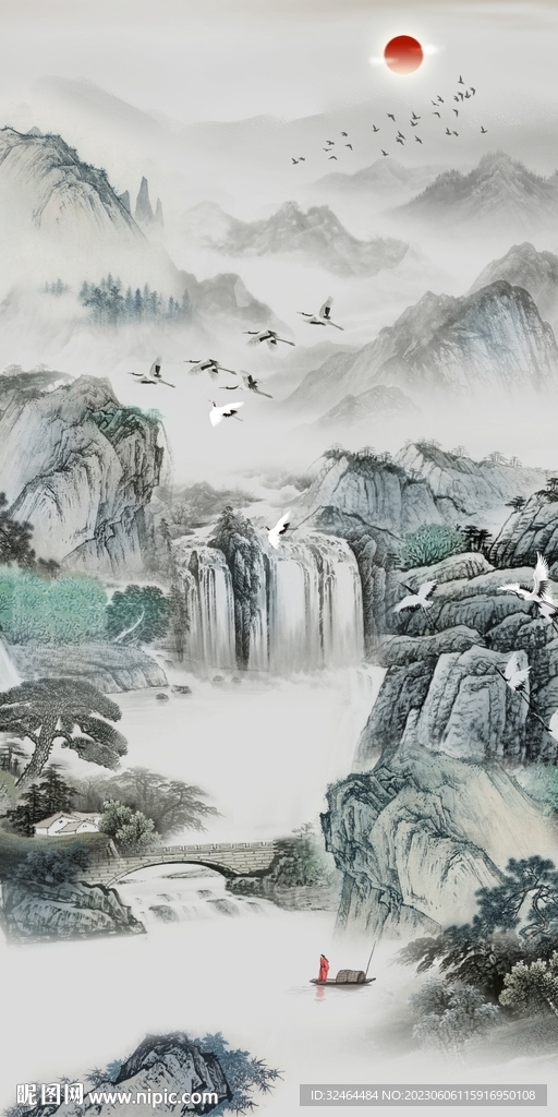 中式山水畫