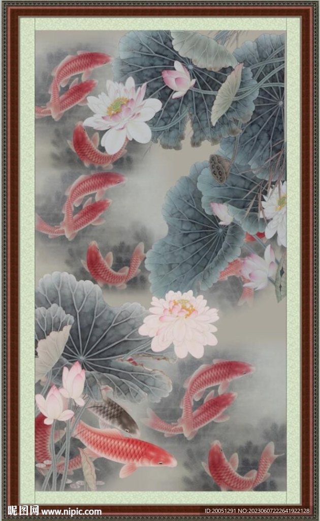 水墨荷花 