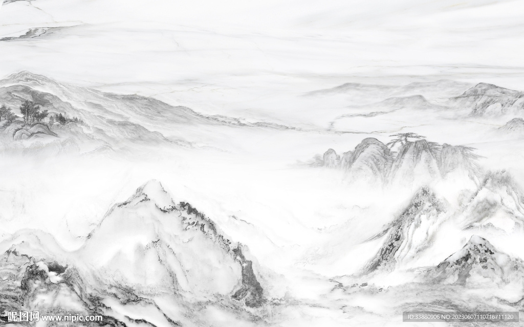 大氣 高端背景山水 TiF分層
