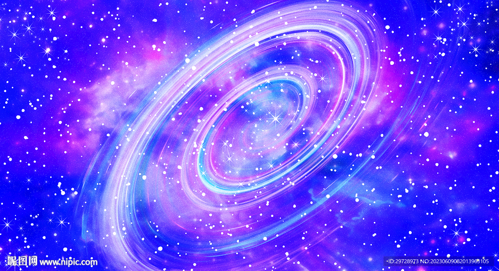高清唯美夢幻旋渦星空