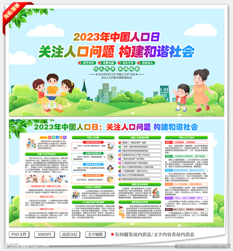 2023年中國人口日