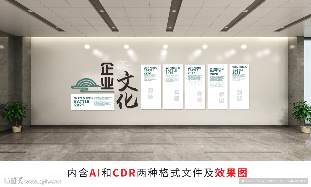 企業歷程文化墻