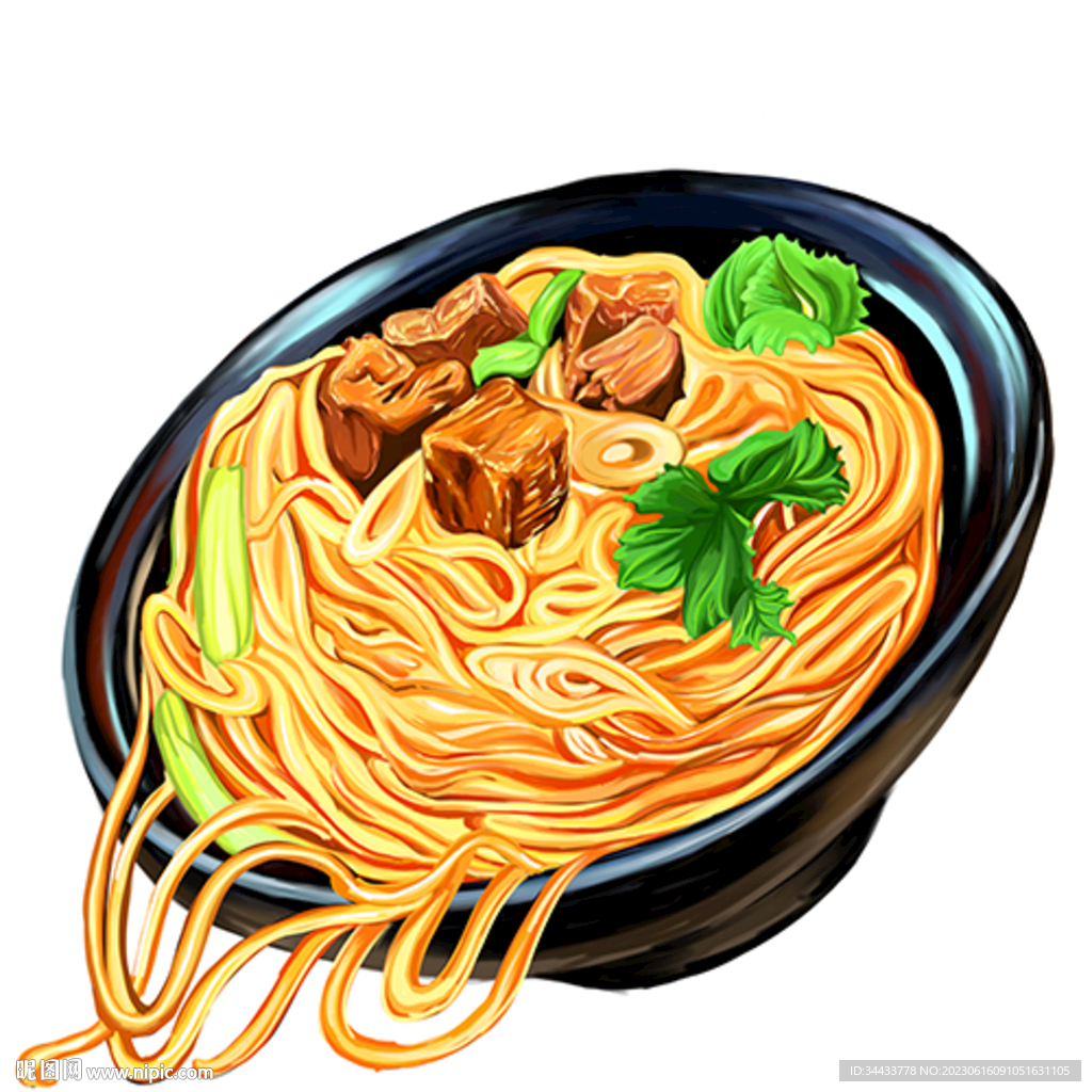 面條插畫設計與原創