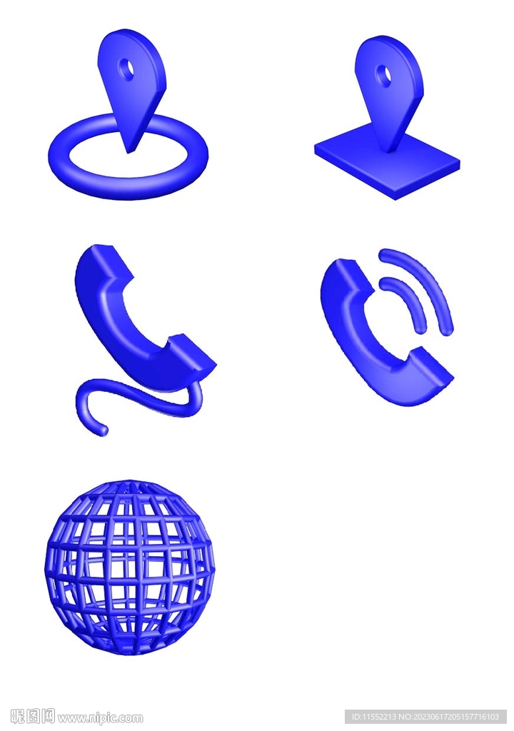 名片圖標(biāo)  3D