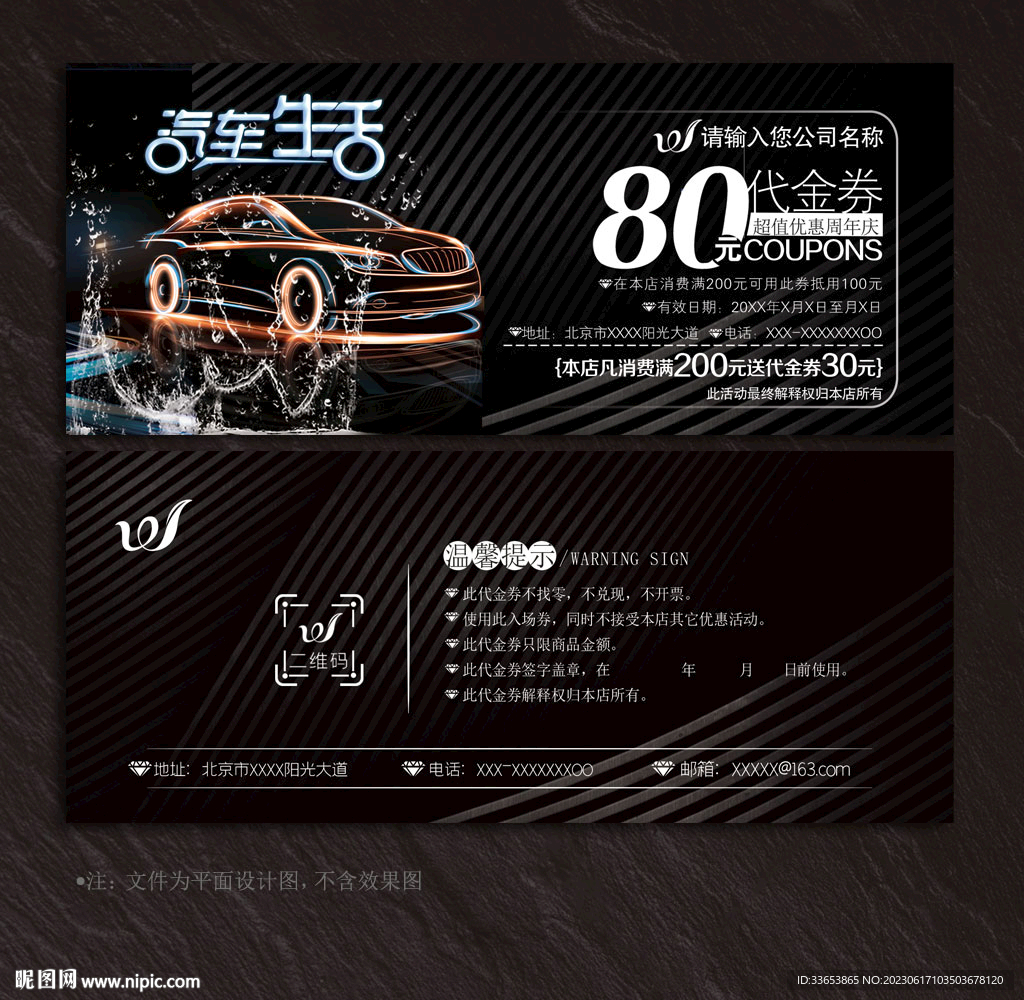 洗車代金券