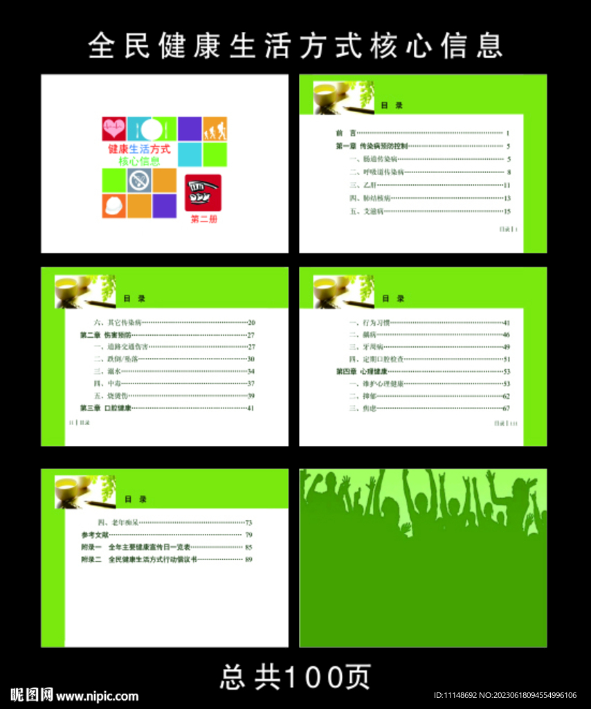 健康生活方式核心信息
