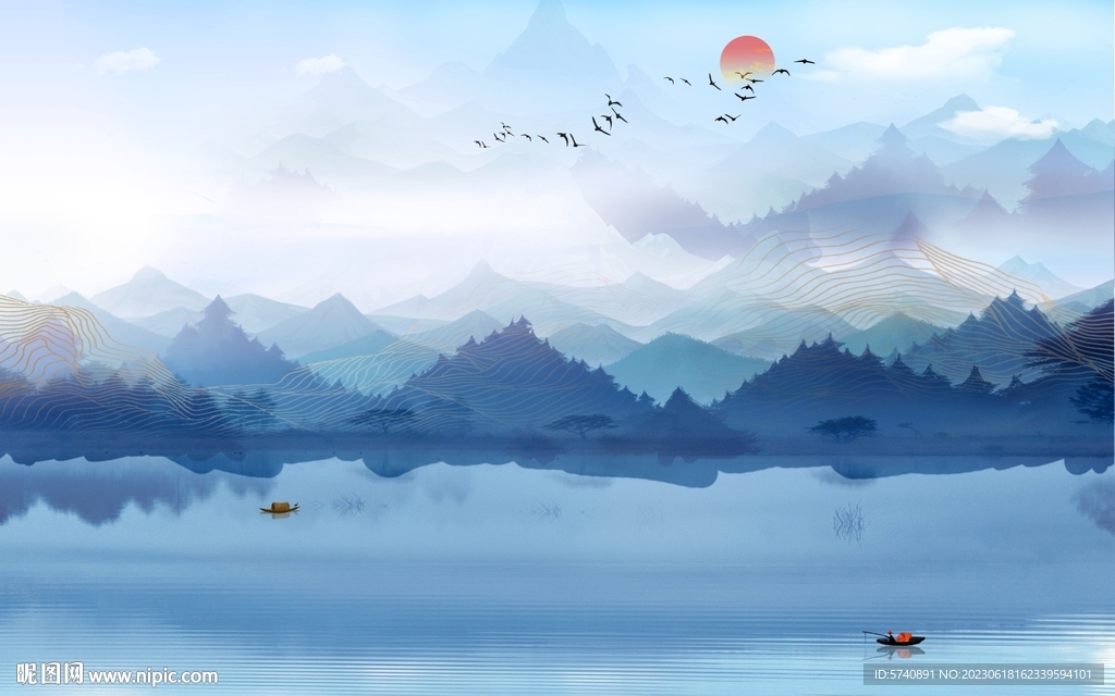 意境山水畫
