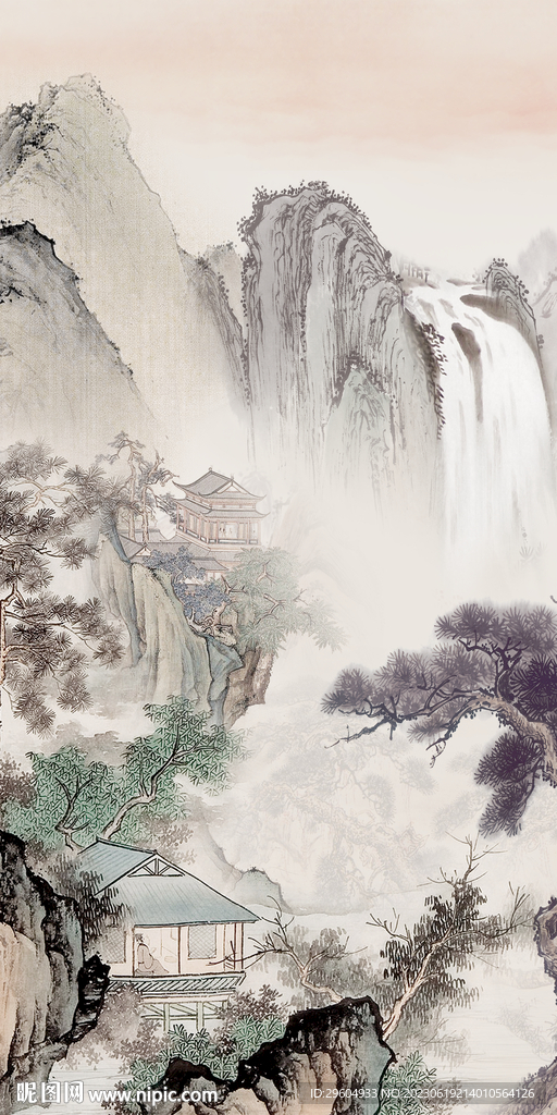 人氣 大氣簡奢玄關 Tif分層