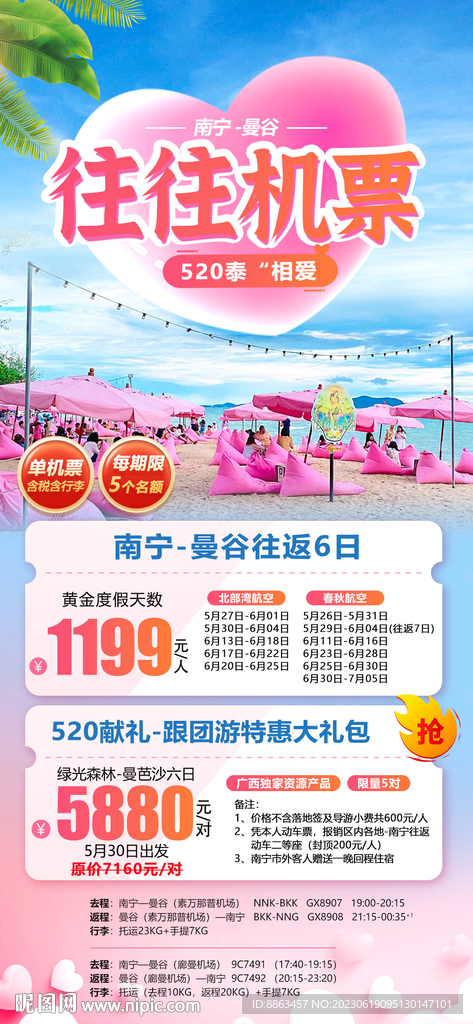 往返機票