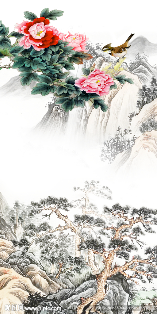 簡約 大氣高端玄關 Tif分層