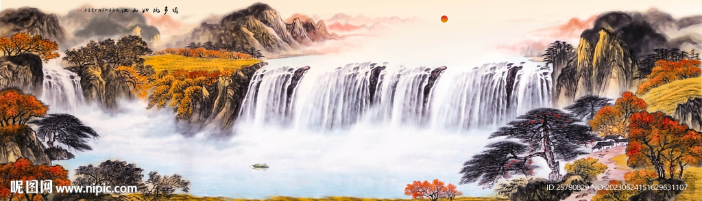 聚寶盆風(fēng)水畫