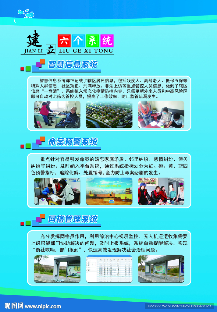 建立六個(gè)系統(tǒng)