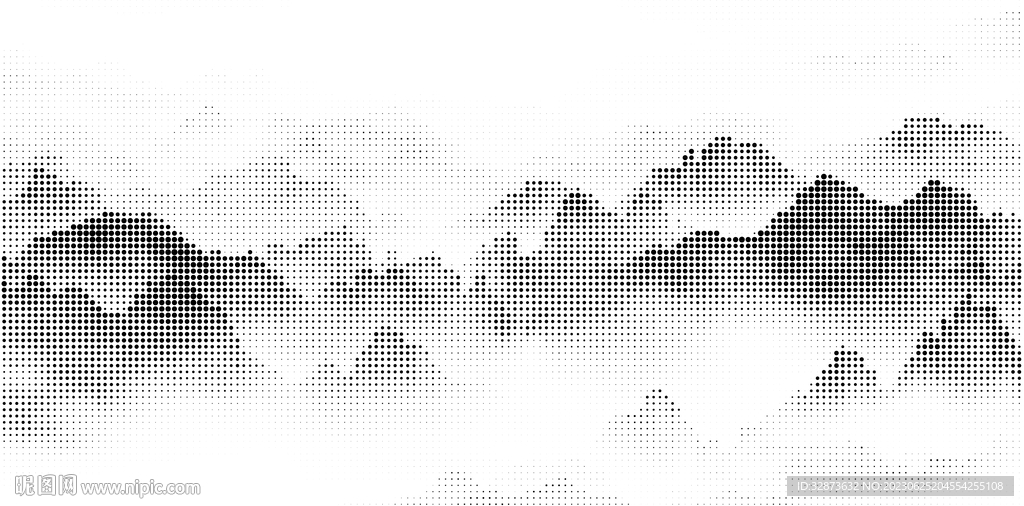 山水圓點激光鏤空