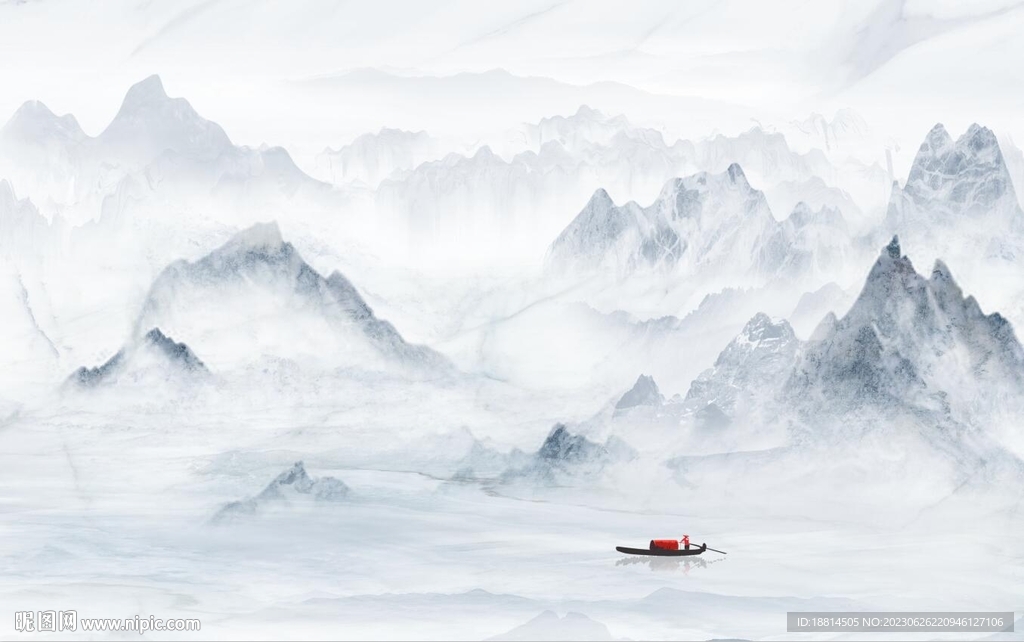 簡約山水