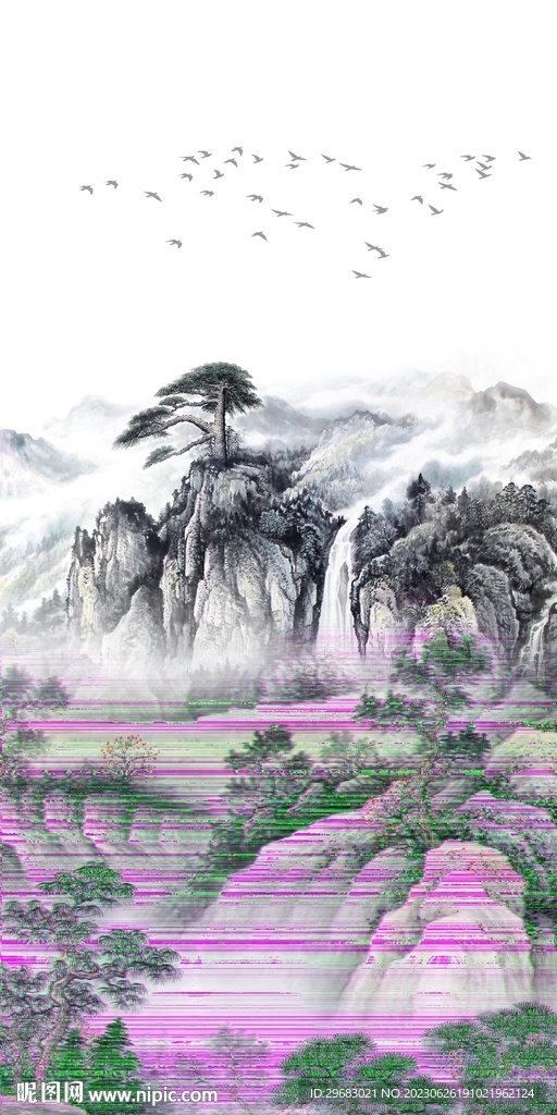 新款 最新中式玄關(guān) TIf分層