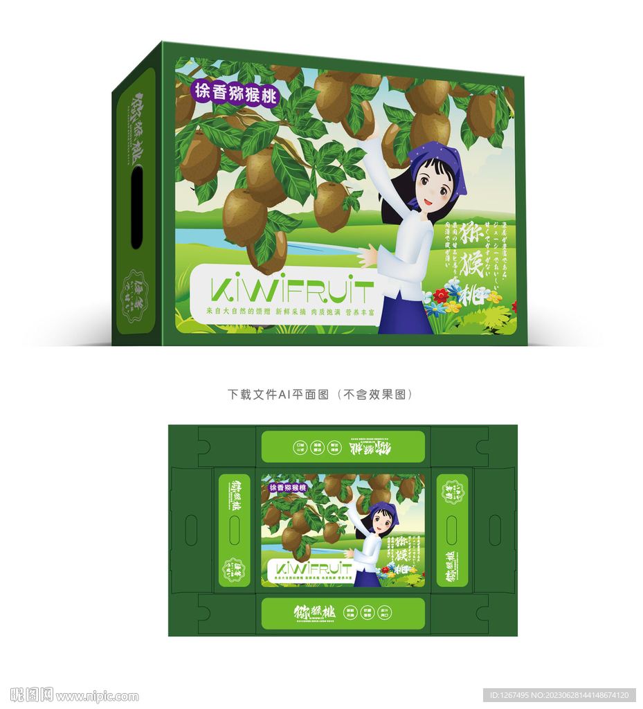 金艷獼猴桃彩盒