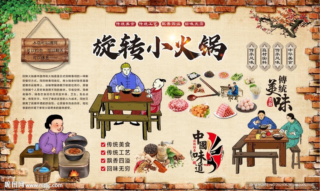 旋轉小火鍋