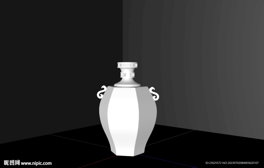 c4d酒瓶設計