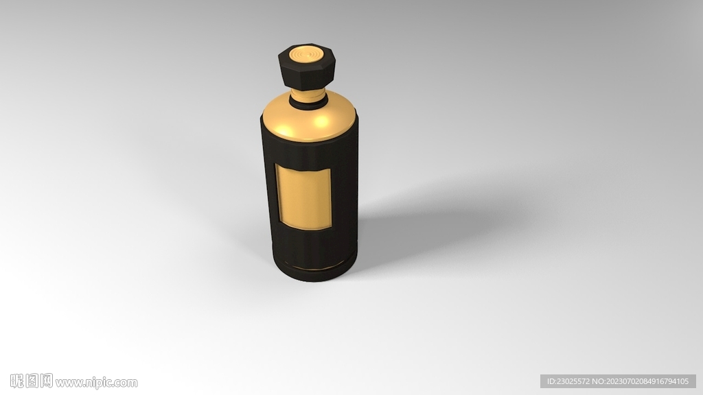  c4d酒瓶設計