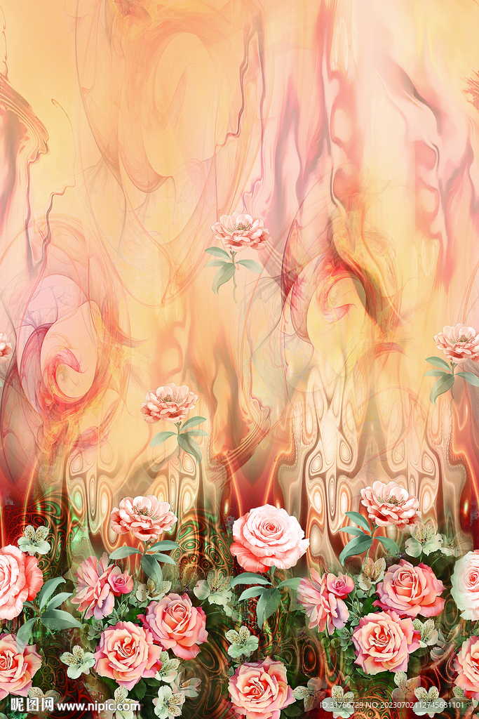 定位花