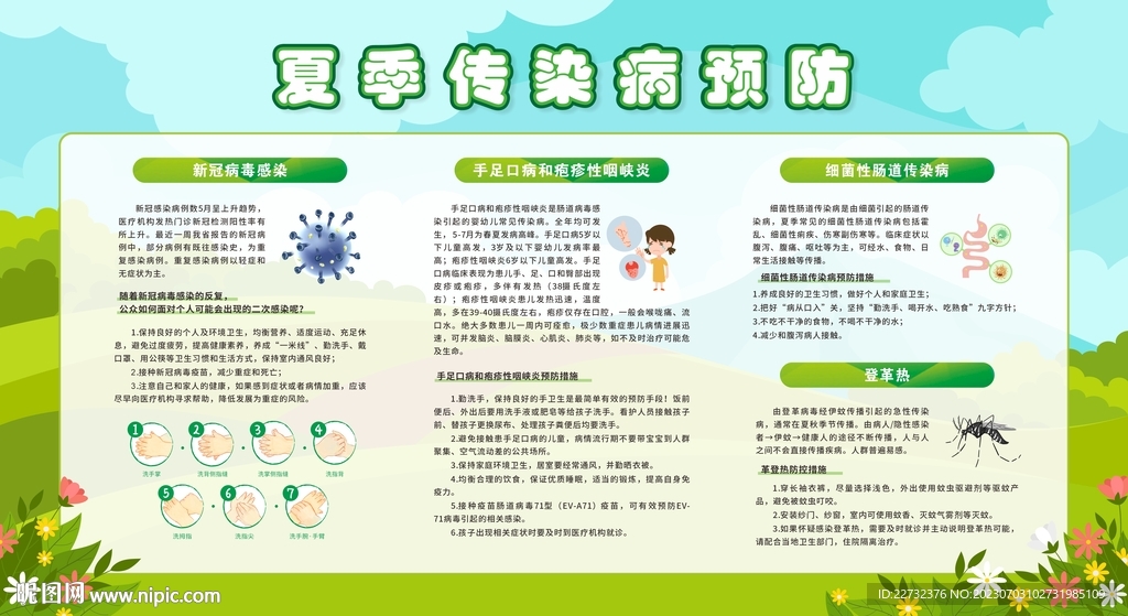 夏季傳染病的預防