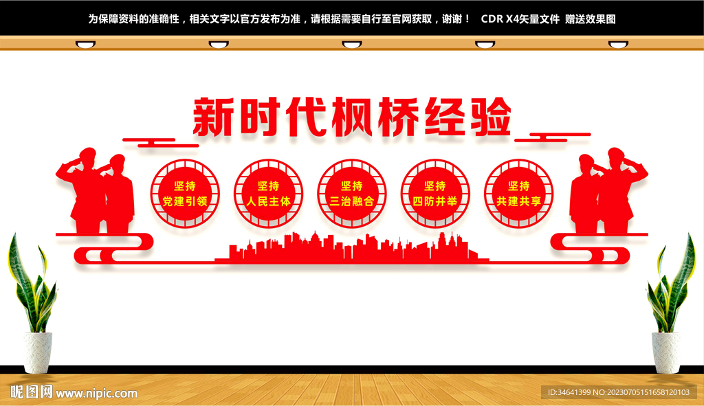 新時代楓橋經驗文化墻