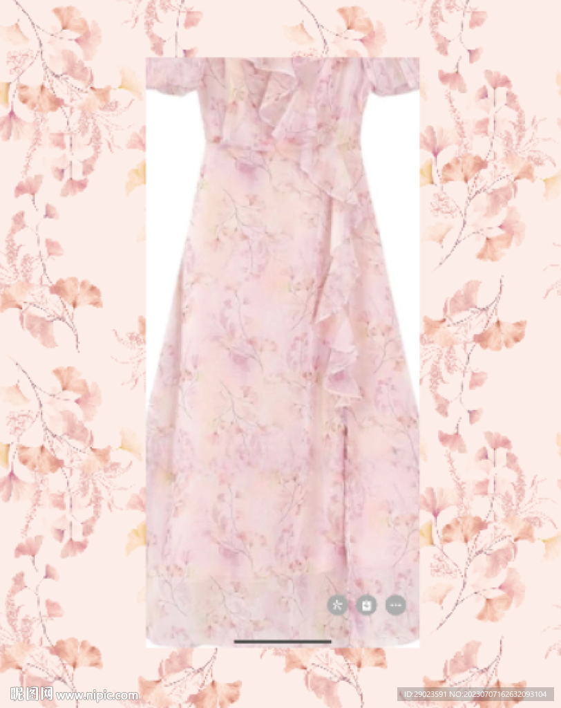 數(shù)碼印花 水彩花
