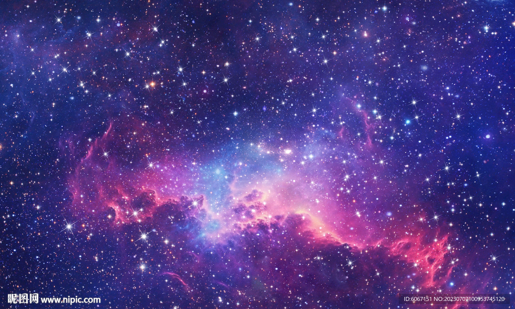 紫色宇宙星空背景