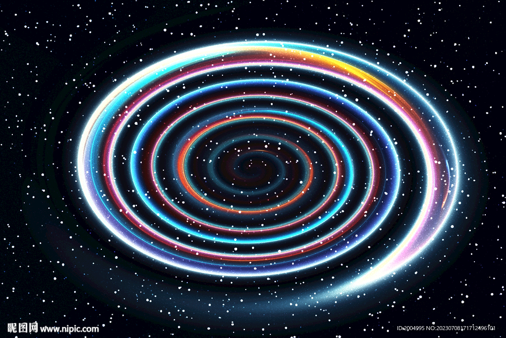 高清動感旋渦星空