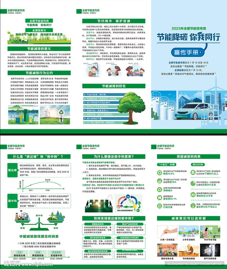 全國節能宣傳周折頁
