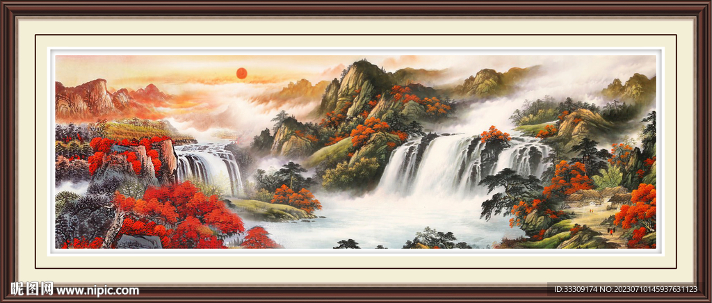 聚寶盆風(fēng)水畫(huà)