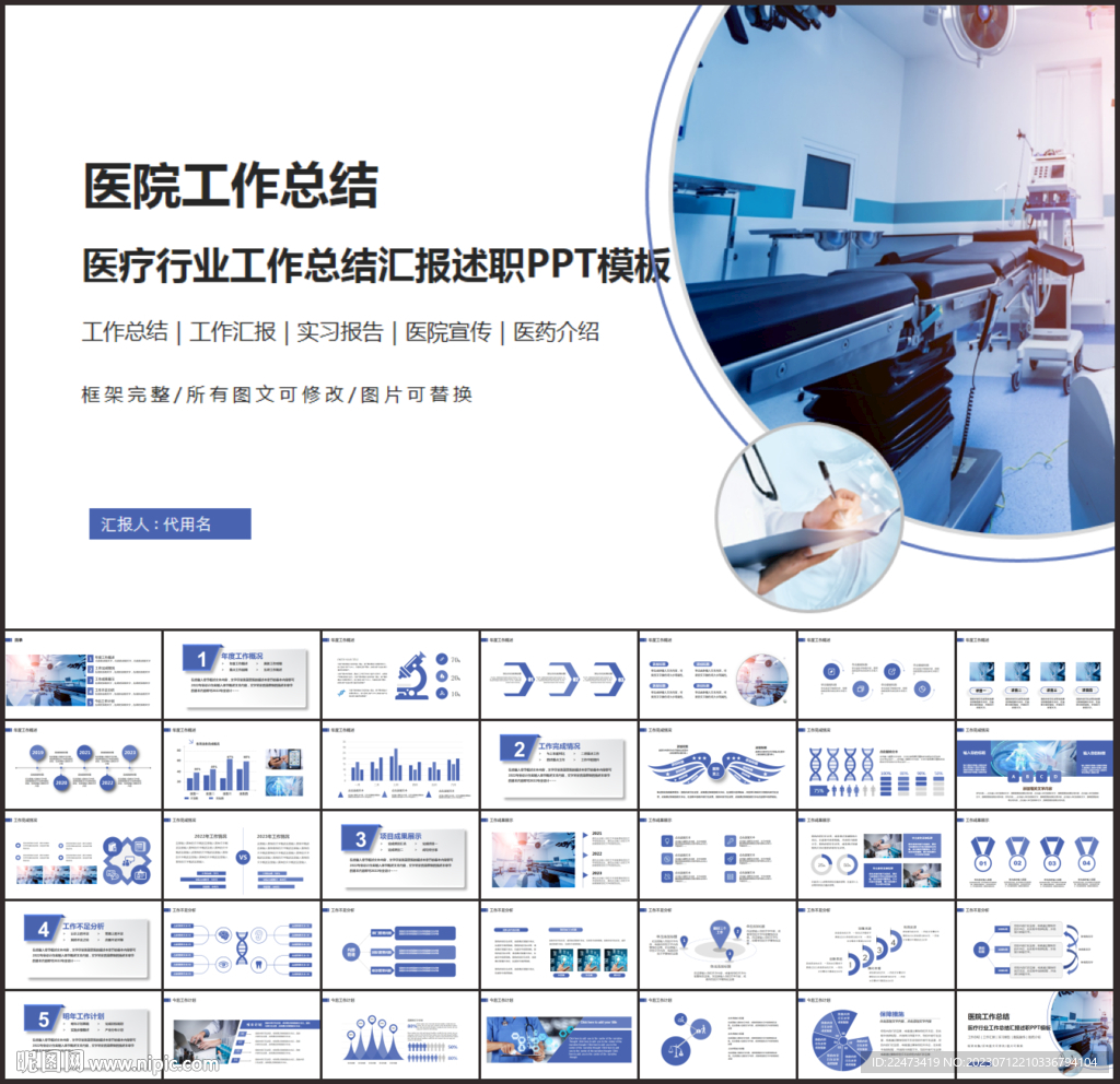 醫(yī)院工作總結(jié)工作匯報(bào)ppt