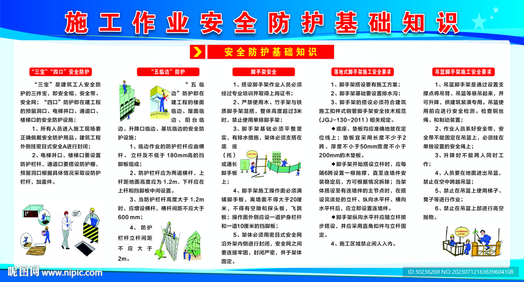 施工作業(yè)安全防護基礎知識