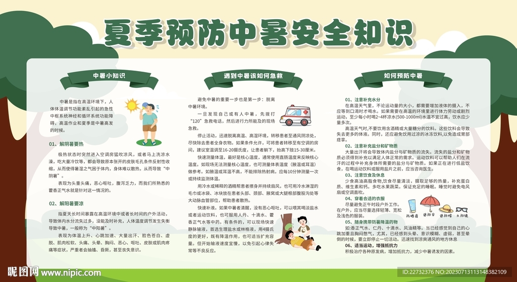 夏季防中暑安全知識(shí)
