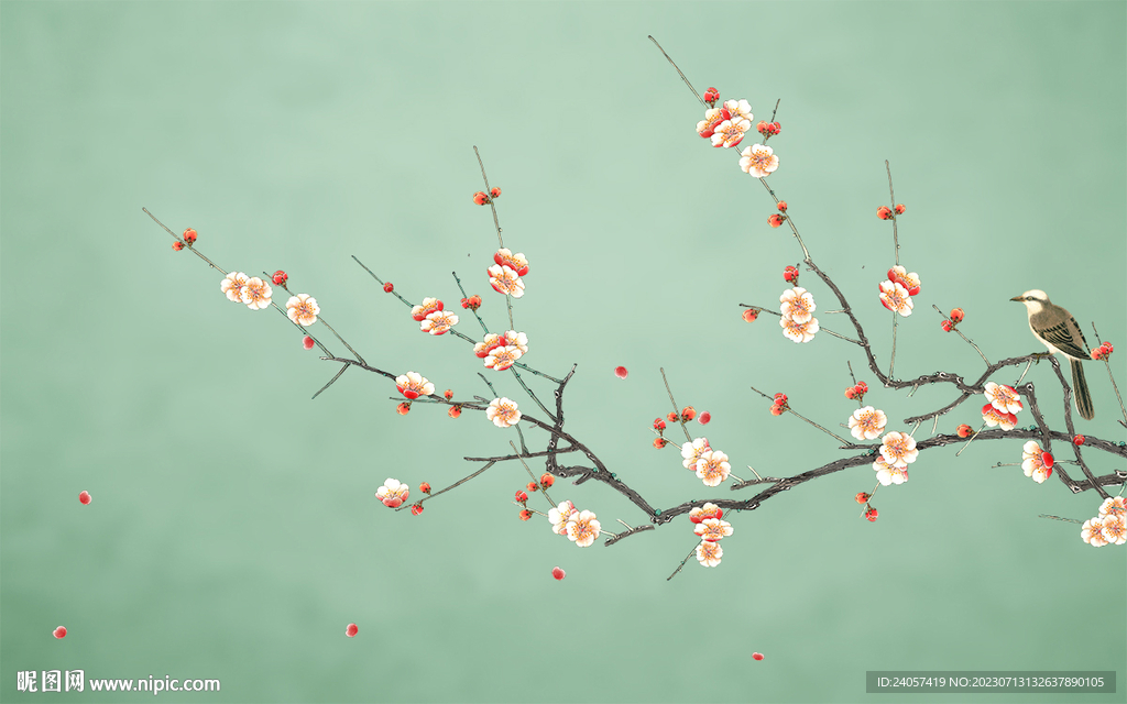 花鳥梅花