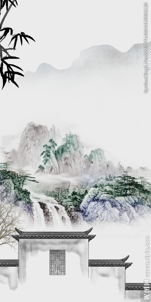 高端 新中式玄關(guān)畫 TiF分層