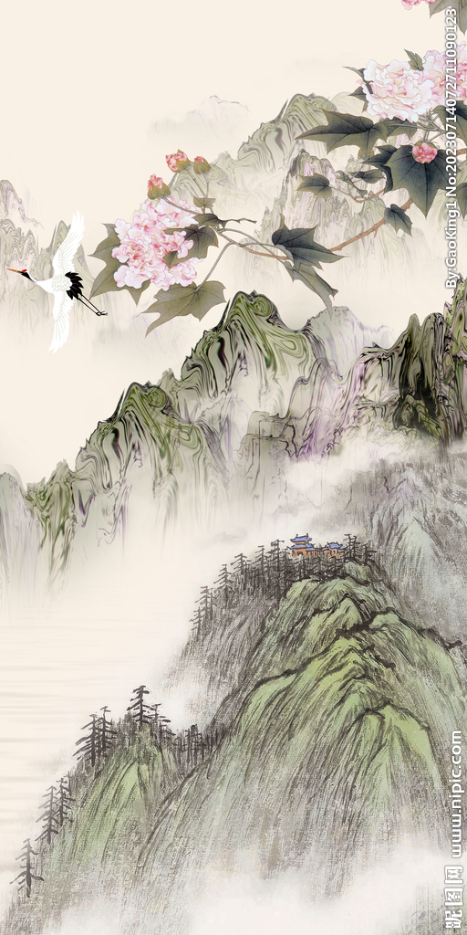 古風(fēng) 新高清玄關(guān)畫 TiF分層