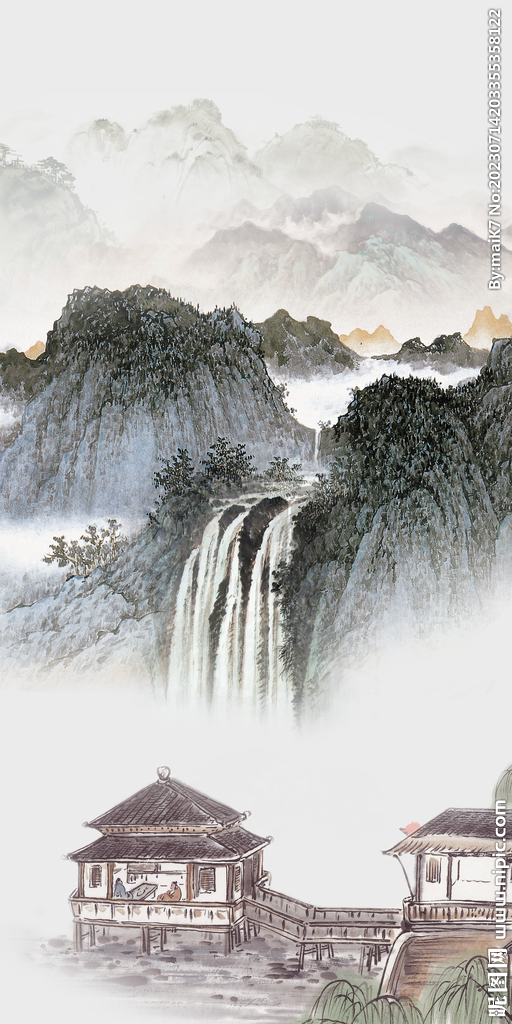 高清 簡(jiǎn)約玄關(guān)新畫(huà) Tif分層