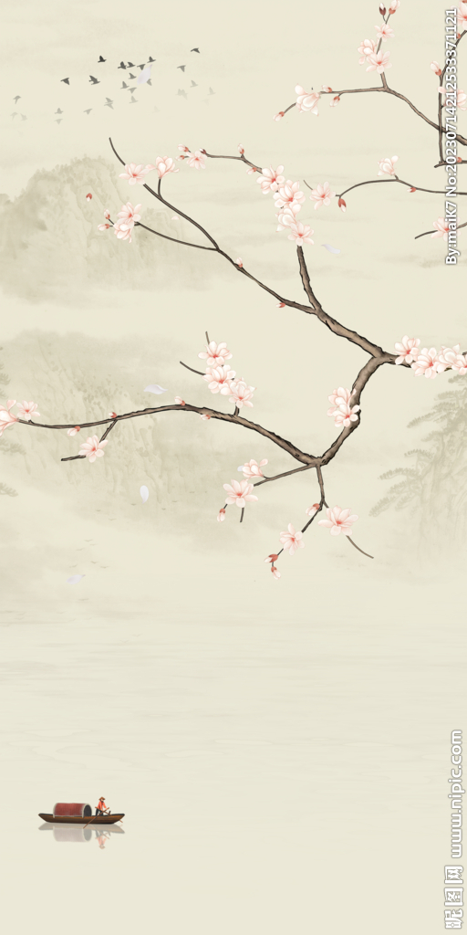 古風(fēng) 最新款玄關(guān)畫(huà) Tif分層