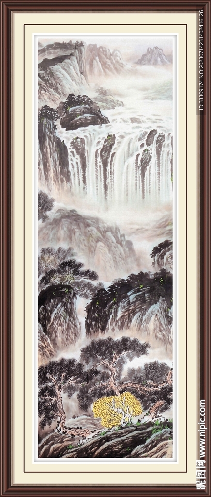 水墨山水江山如畫