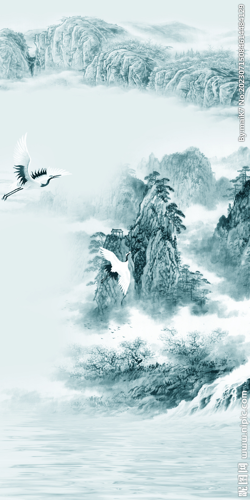 人氣 高雅玄關(guān)新畫 tif分層