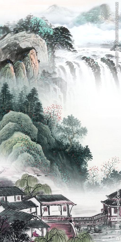 現代 中式玄關新畫 Tif分層