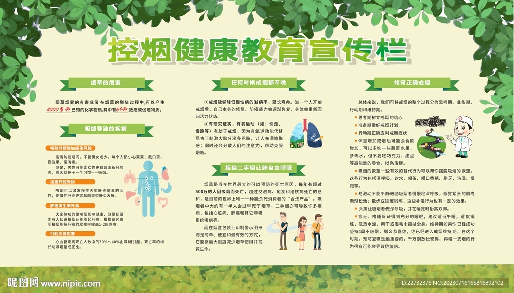 控煙健康教育宣傳欄