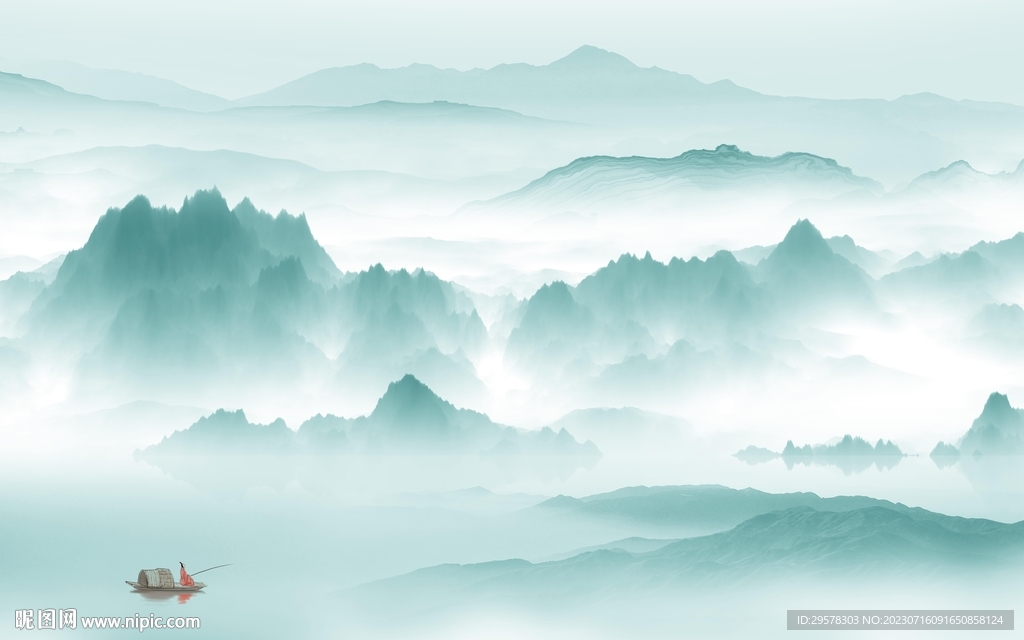 意境 高清現(xiàn)代山水 TIF分層