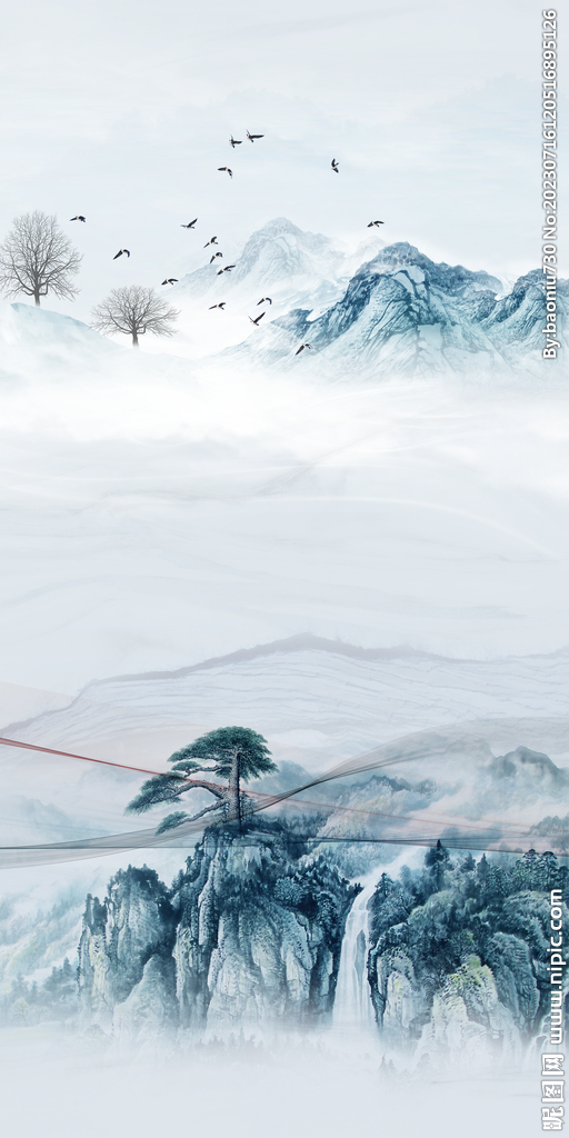 高端 大氣新玄關畫 tiF分層