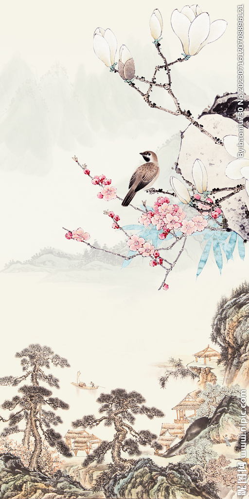 簡約 大氣新玄關(guān)畫 tiF分層